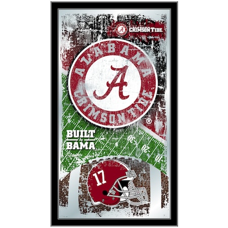 Holland Bar Stool Co Alabama 15" x 26" Football Mirror MFtblAlbama